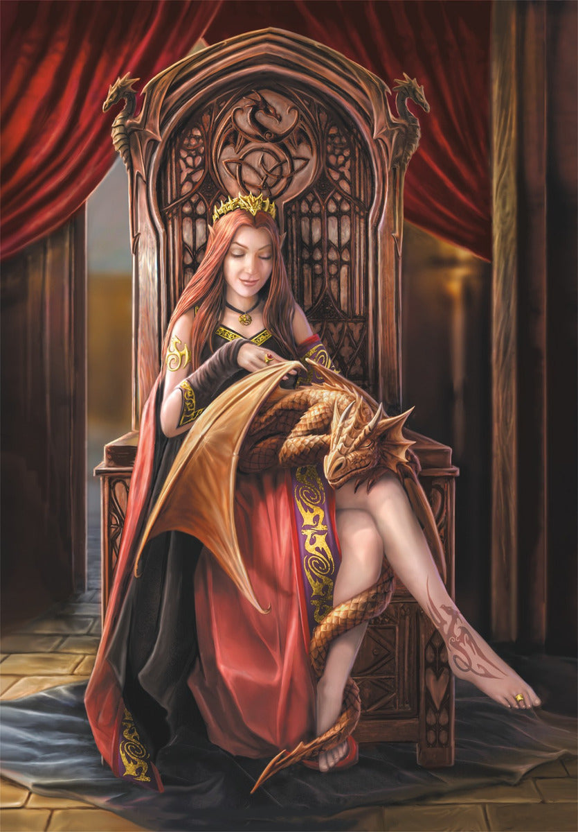 Rompecabezas Reina Dragon 1000 Pz Clementoni Italia Anne Stokes Fantasia