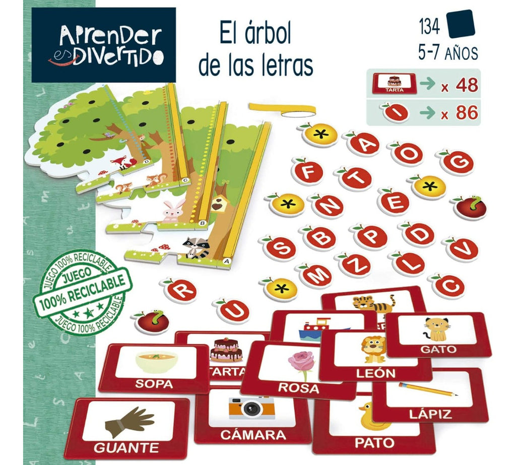 Juego Aprender Es Divertido Árbol De Las Letras Educa 18703
