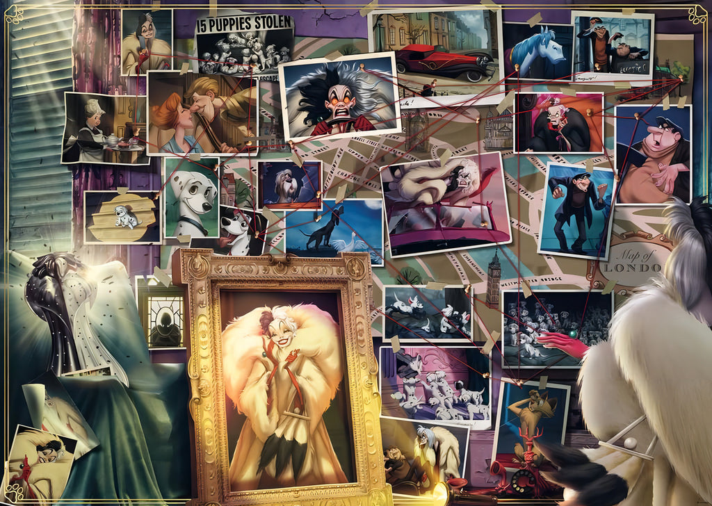 Rompecabezas Ravensburger Disney Villainous Cruella De Vil