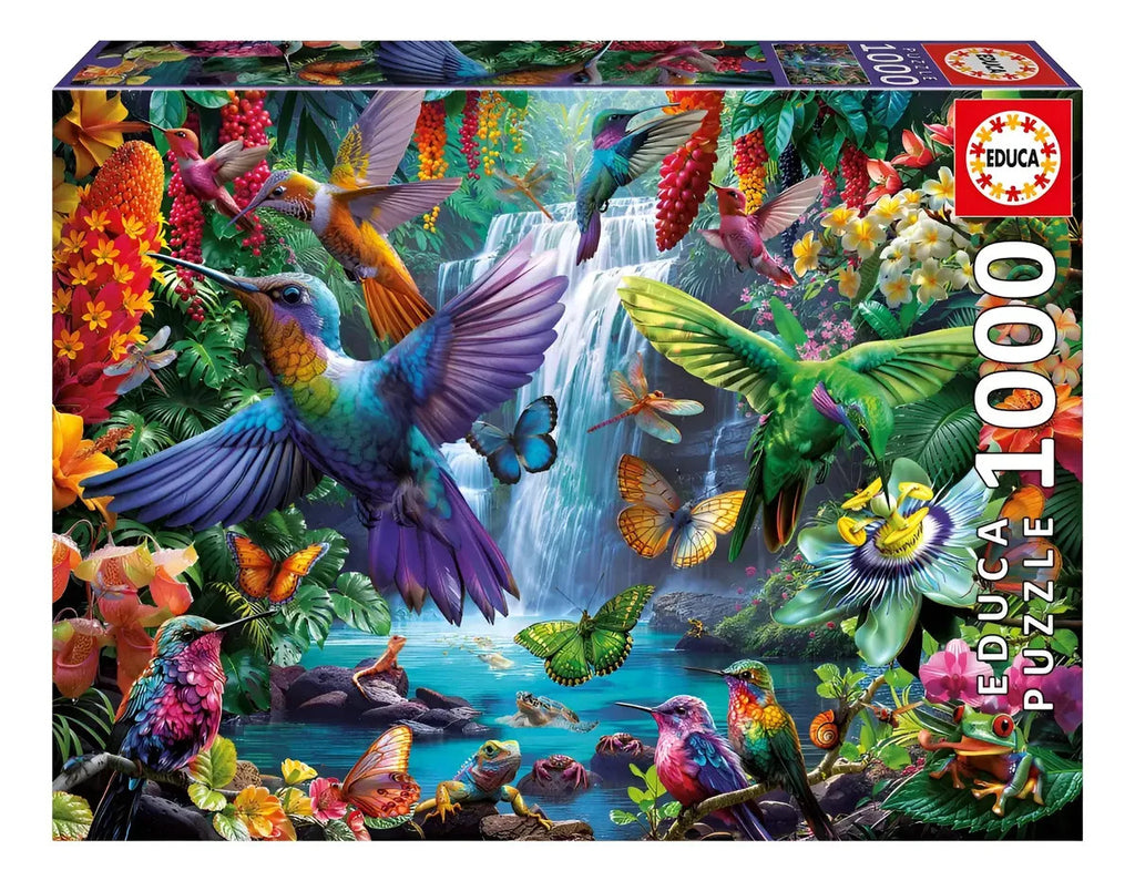 Rompecabezas Puzzle Colibríes Tropicales 1000 Pcs Educa
