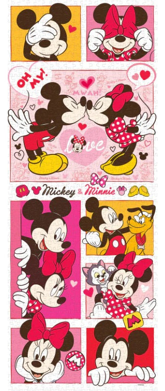 Rompecabezas Mickey Y Minnie 2 1000 Piezas De Plástico