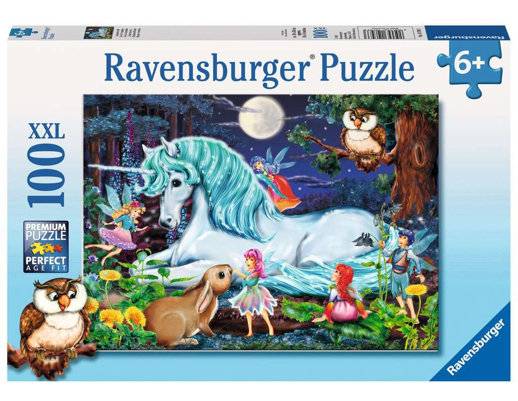 Rompecabezas Unicornio Y Hadas P/niños 100 Xxl Ravensburger