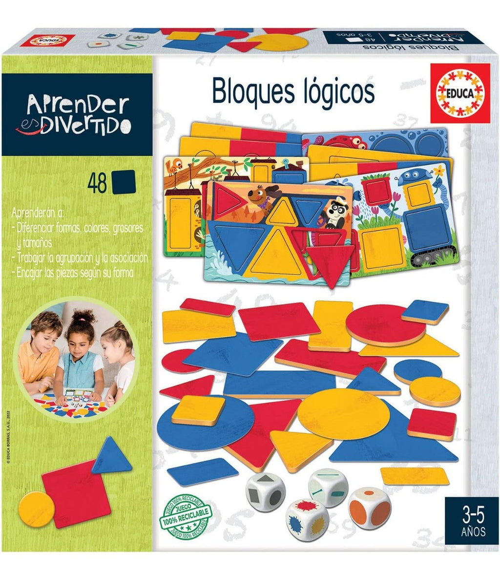 Juego Aprender Es Divertido Bloques Lógicos Educa 19325