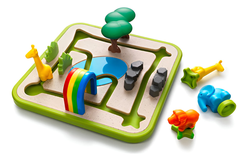 Juego De Mesa Safari Park Jr Smart Games 60 Retos Infantil