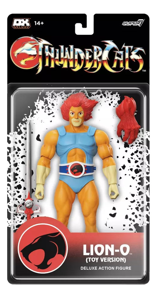 Figura De Acción Articulada Super7 Lion-o Thundercats Deluxe Coleccionable