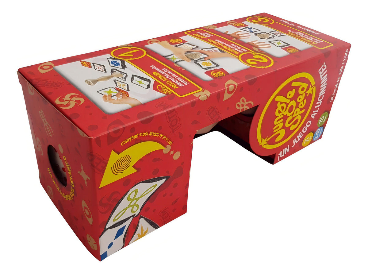 Juego De Mesa Jungle Speed De Asmodee  Reflejos Y Velocidad  Incluye 70 Cartas, Tótem, Bolsa Y Reglamento  Diversión Para Familia Y Amigos