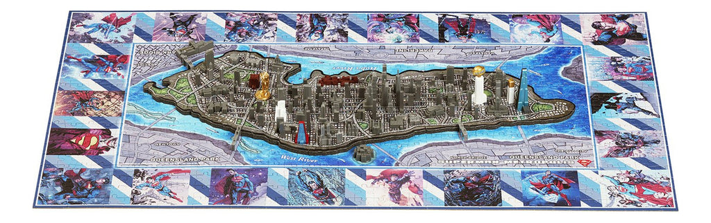 4d Cityscape, Rompecabezas Superman Mini Metropolis, 833 Piezas