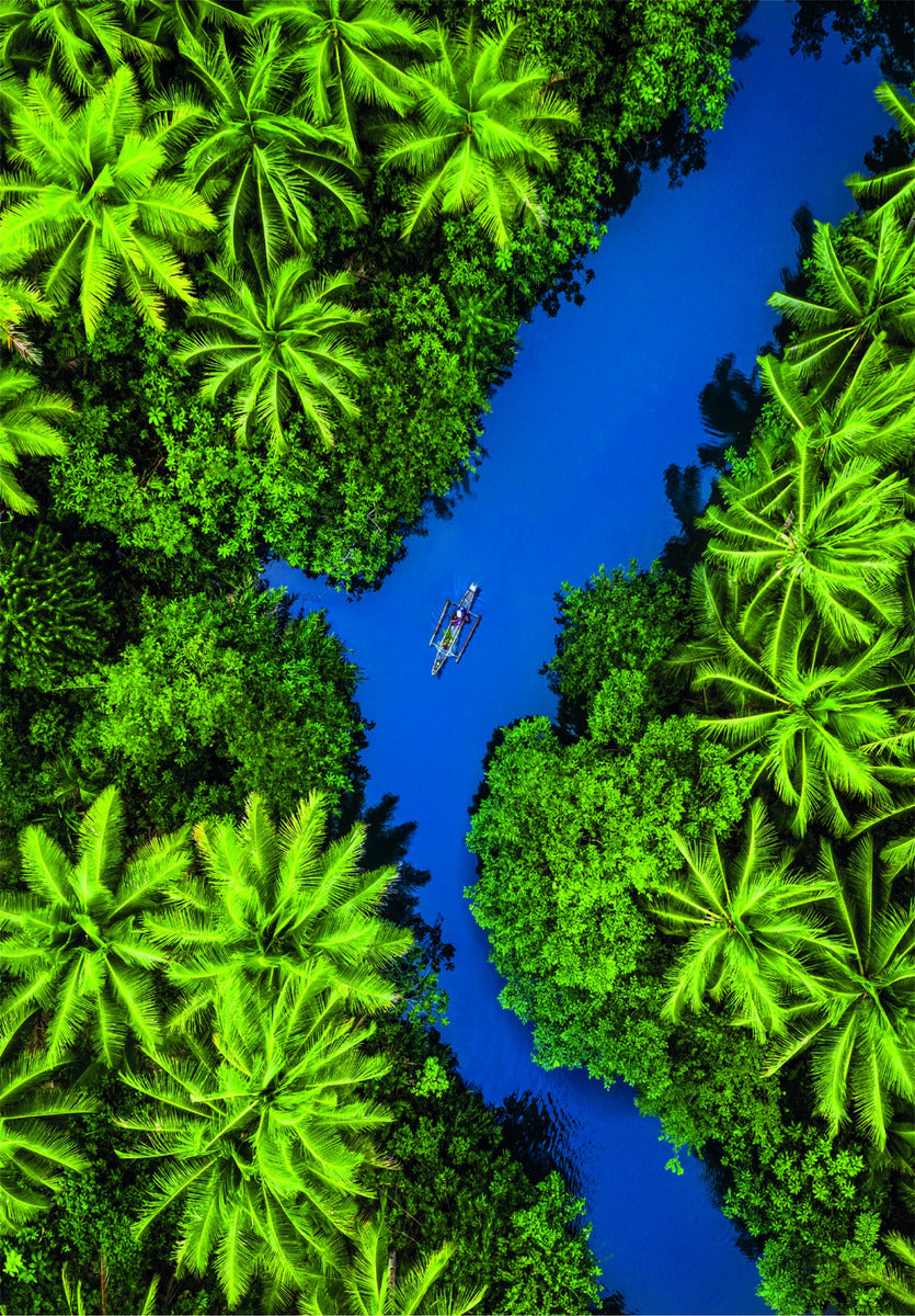 Rompecabezas Rio Tropical 500pz Clementoni Paisaje Relajante