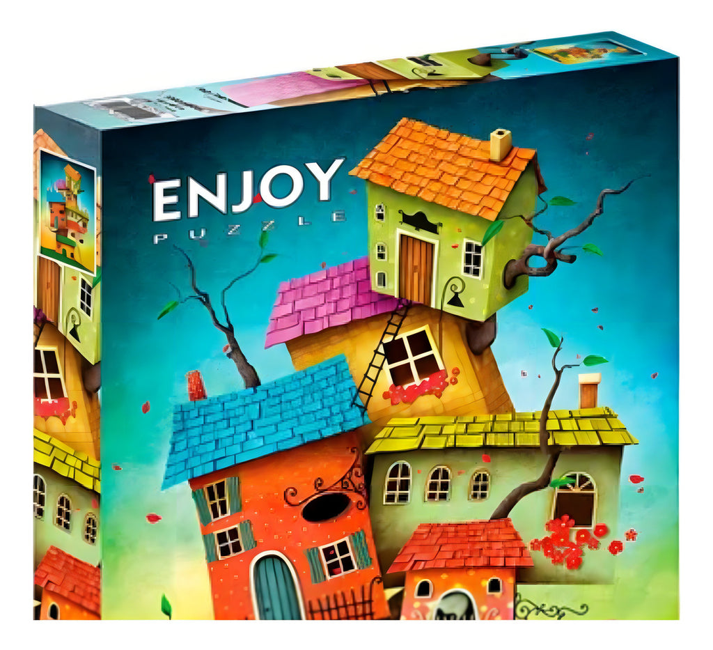 Rompecabezas 1000 Piezas Casas De Cuentos Arte Enjoy Puzzle Adultos