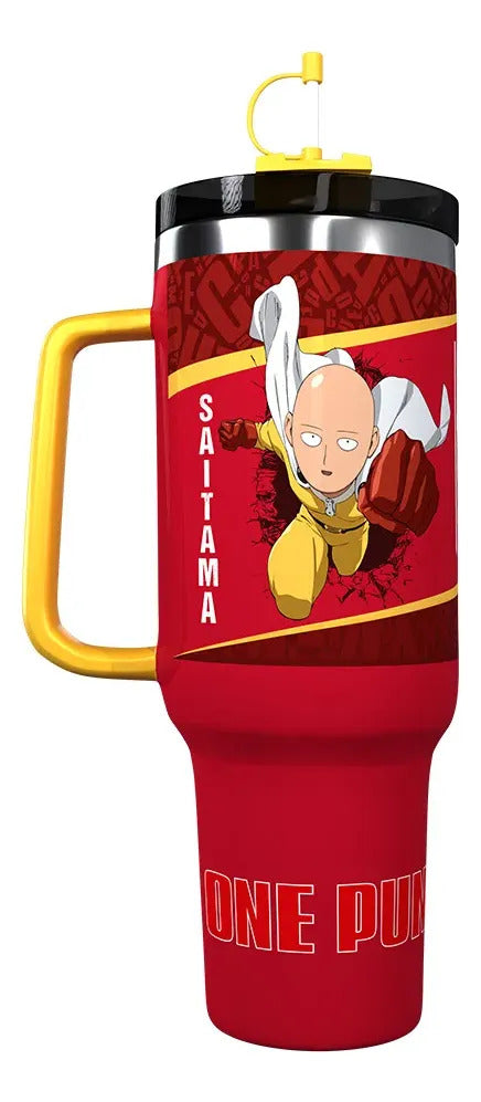 Termo Jumbo 1.1 Lt One Punch Man Acero Inoxidable Geek Lab