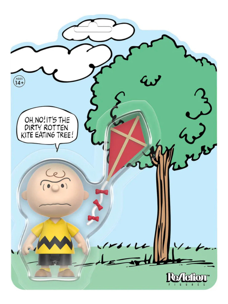 Super7 Peanuts Reaction Charlie Brown Y El Arbol Come Cometa