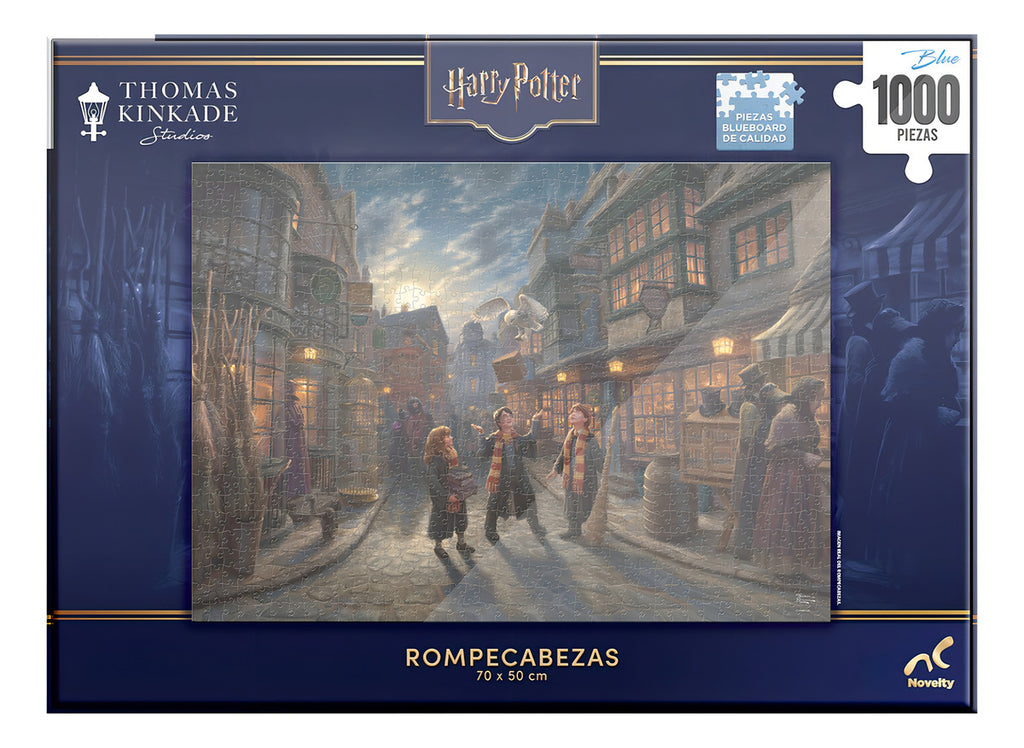 Rompecabezas Premium Harry Potter 1000 Pzas Thomas Kinkade Novelty