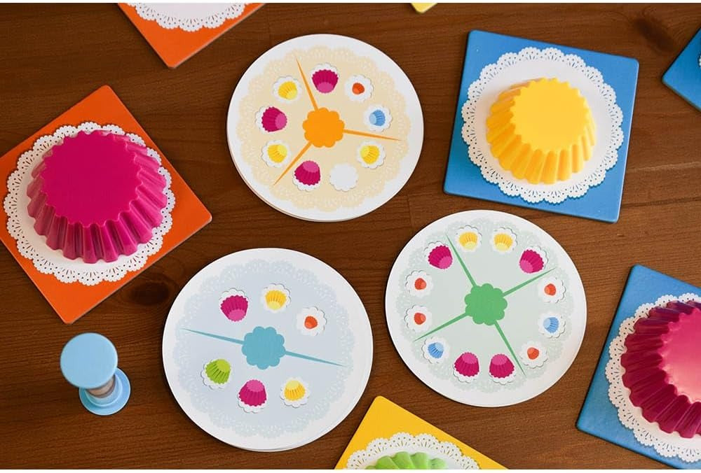Blue Orange Cupcake Academy Juego De Mesa Familiar