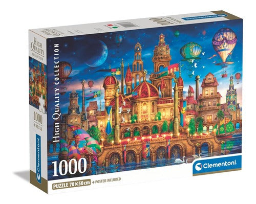 Rompecabezas Palacio De Fantasia 1000 Pz Clementoni Italia