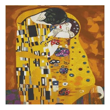Kit Pintura Arte Diamante El Beso, Klimt Educar Dm-80