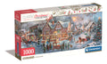 Rompecabezas Panorama Navidad Compact Clementoni 1000 Piezas