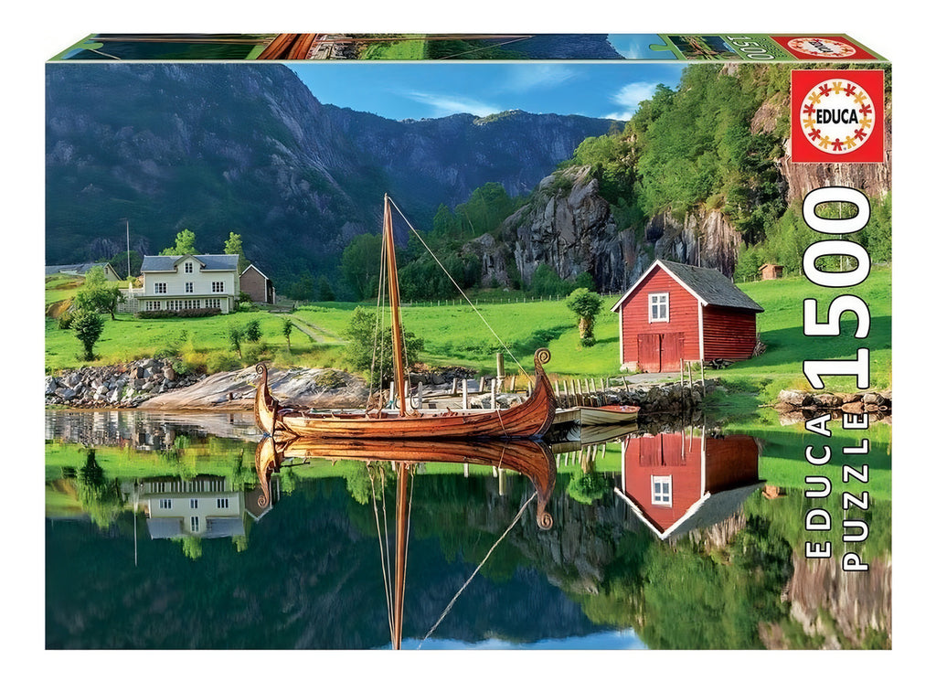 Rompecabezas 1500 Piezas Barco Vikingo Educa Borras Modelo 18006