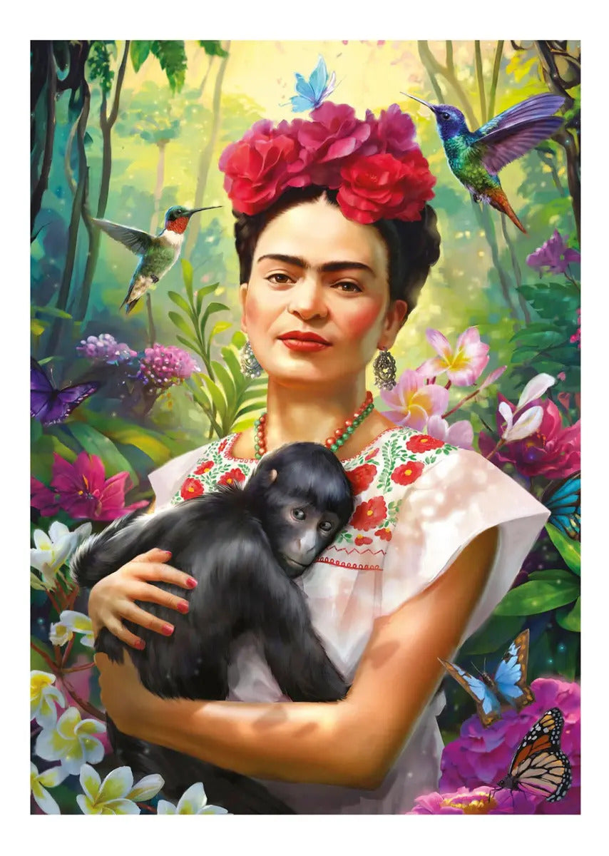 Rompecabezas 1000 Piezas Frida Kahlo Jardin De La Vida
