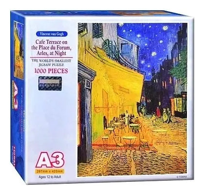 Cafe Terraza Van Gogh Mini Rompecabezas 1000 Piezas Tomax