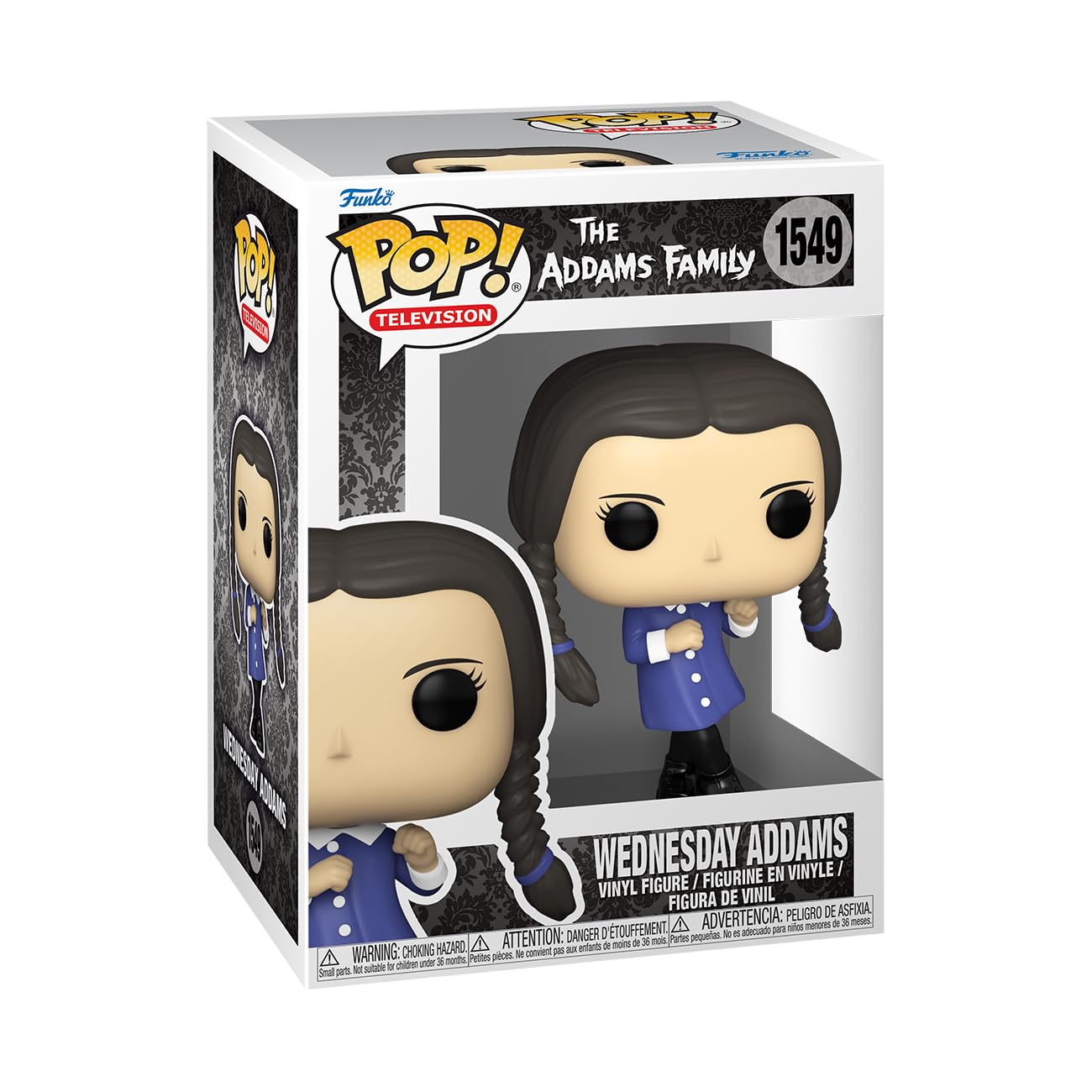 Funko Pop! TV: AFC - Wednesday Addams - Addams Family Classic TV - Figura de Vinilo Coleccionable - Idea de Regalo - Mercancia Oficial - Juguetes para Niños y Adultos - Horror Fans