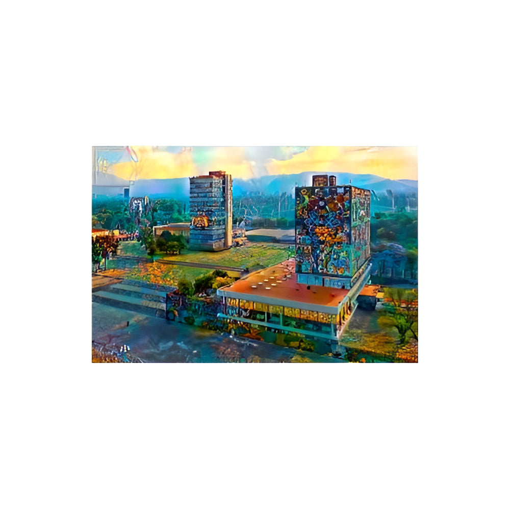 Rompecabezas 500 Piezas Ciudad Universitaria Mexika Paisaje