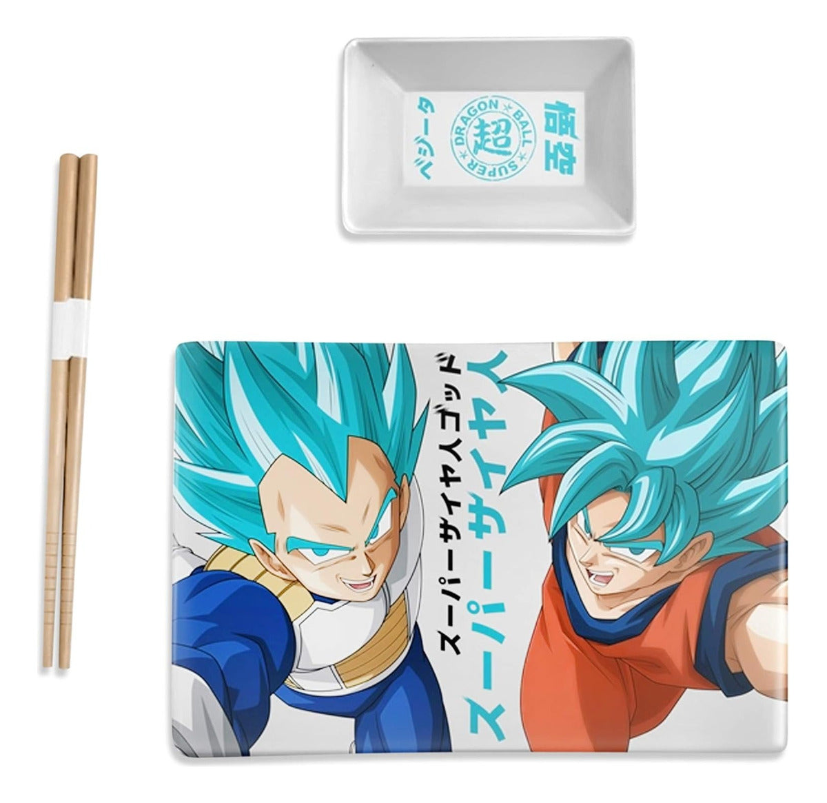 Dragon Ball Super Set Sushi Vegeta Goku Stunned Mind