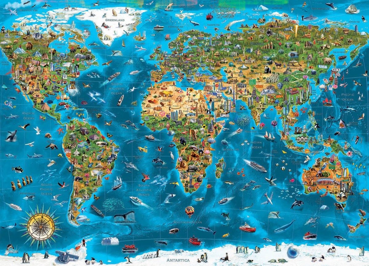 19057 Maravillas Del Mundo Rompecabezas 12000 Piezas Educa