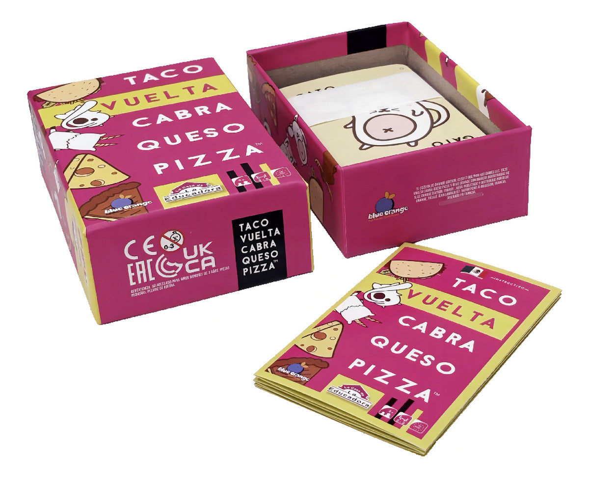 Taco Vuelta Cabra Queso Pizza - Juego De Mesa En Español