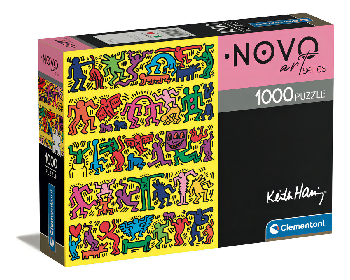 Rompecabezas Keith Haring Figuras Pop Art 1000 Pz Clementoni