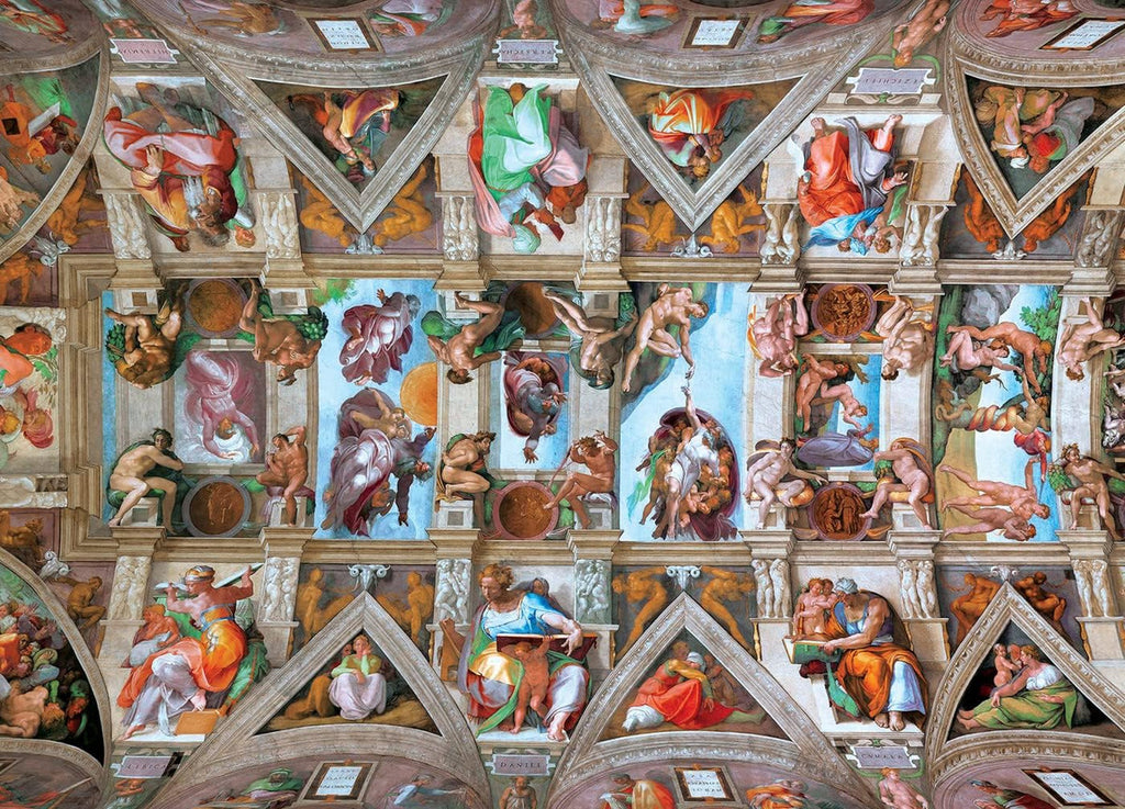 Rompecabezas Masterpieces - Sistine Chapel 1000 Pzs