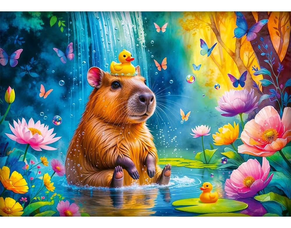 Capibara: Rompecabezas 1000 Piezas Trefl
