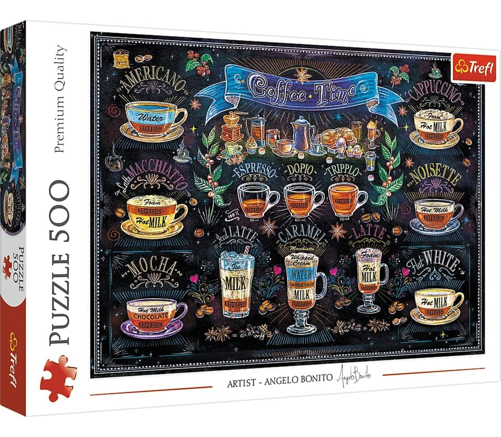 Café Time Trefl Rompecabezas 500 Piezas 37449