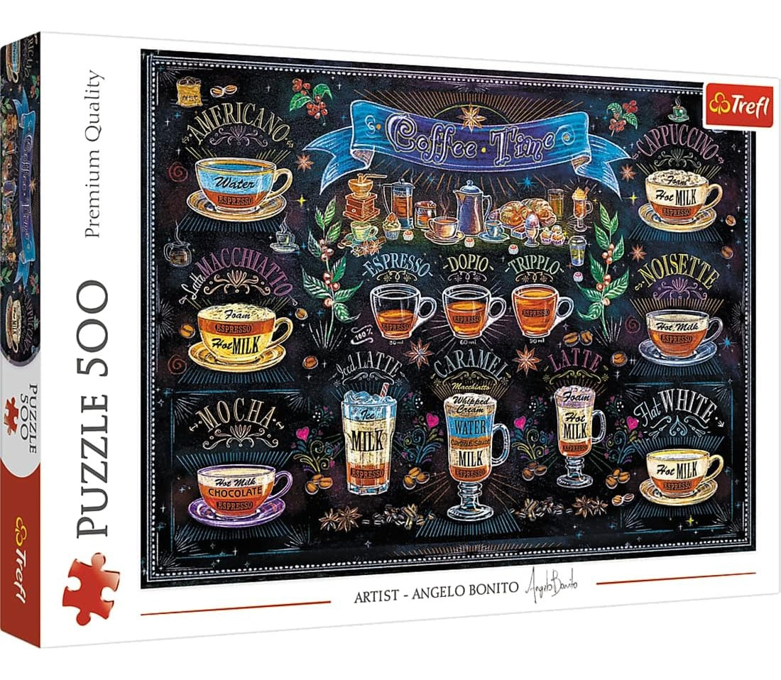 Café Time Trefl Rompecabezas 500 Piezas 37449