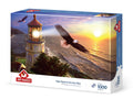 Rompecabezas paisaje alto vuelo al amanecer Art Puzzle 1000 piezas