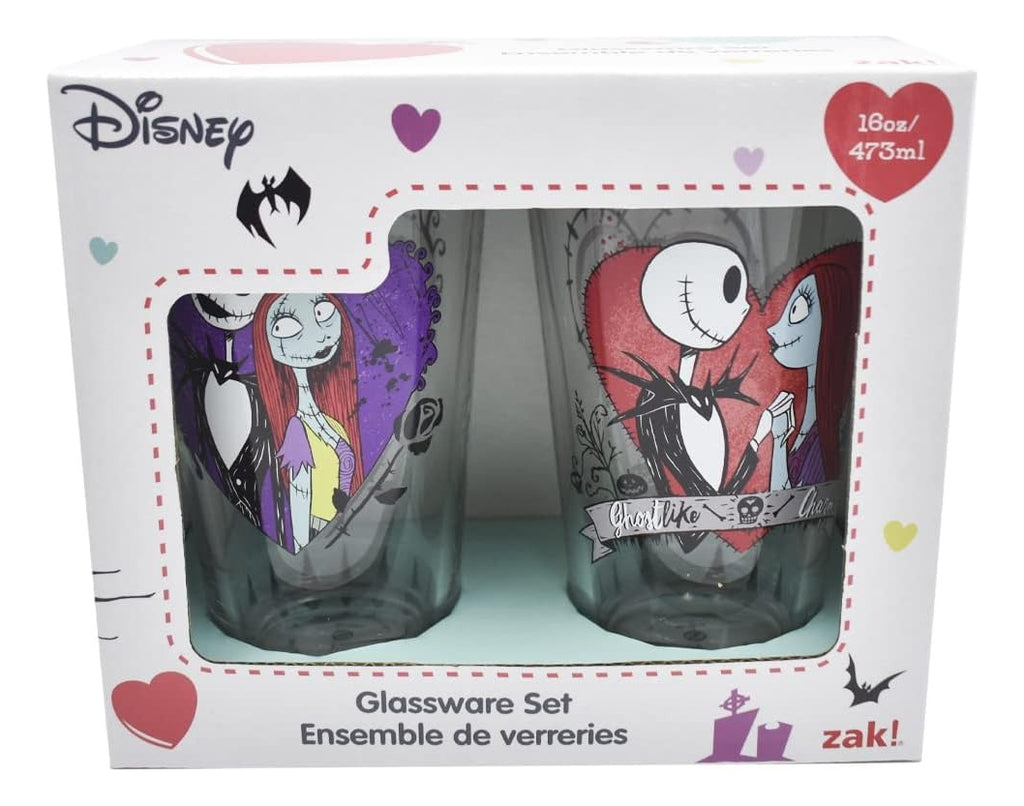 Set De 2 Vasos Extraño Mundo De Jack Disney Sally 473 Ml