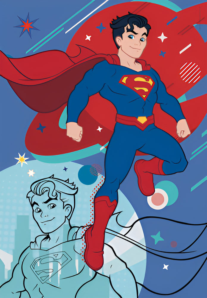 3 Rompecabezas Superman Mujer Maravilla Batman 48 Clementoni