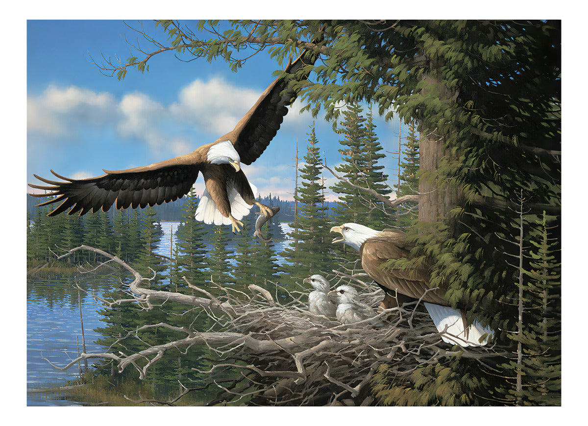 Rompecabezas Nido De Aguilas 1000 Pz Cobble Hill Naturaleza