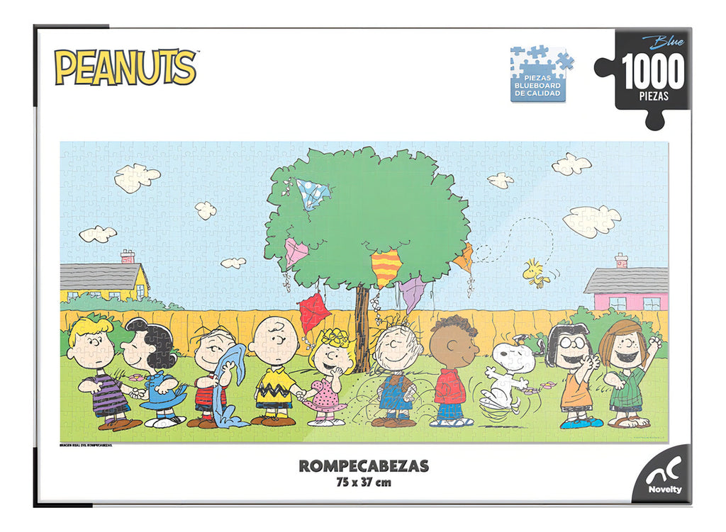 Rompecabezas Premium Peanuts Snoopy 1000 Pzs Blue Board