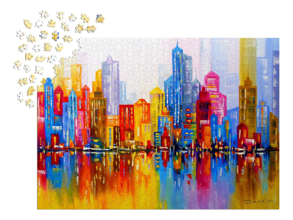 Rompecabezas Ciudad Arcoíris 1000 Piezas Enjoy Puzzle
