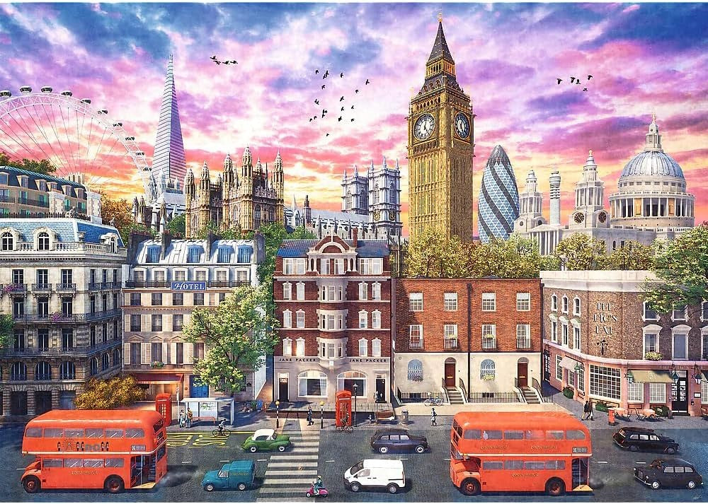 Caminando Por Londres: Rompecabezas 4000 Piezas Trefl