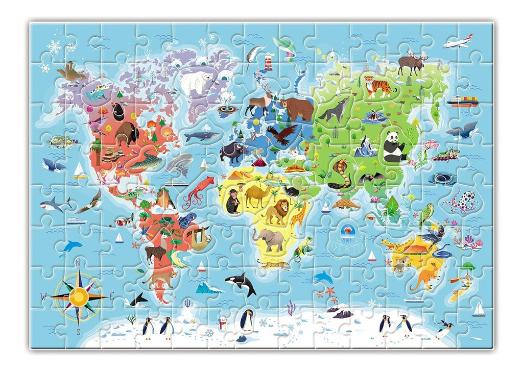 Descubramos El Mundo Juego Educativo 124pz Clementoni 55446