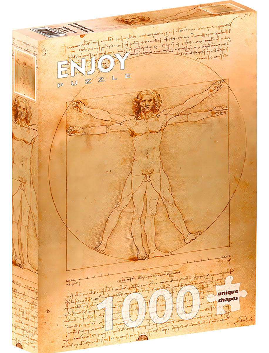 Enjoy Romparte 1000 Pz El Hombre De Virtruvio De L. Da Vinci