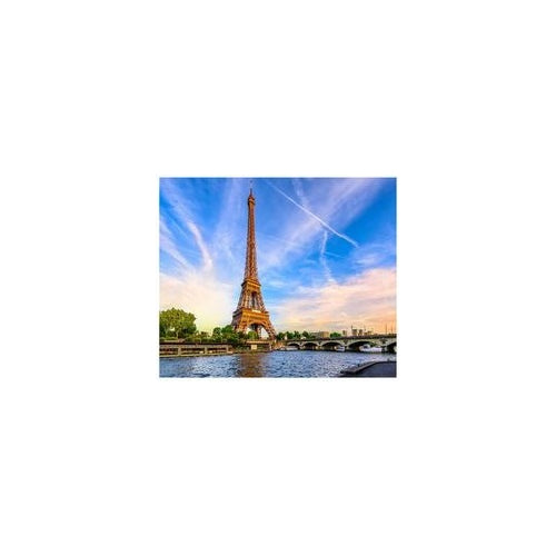 Kit Arte Diamantes  Río Sena Y Torre Eiffel Dm-45 Educar