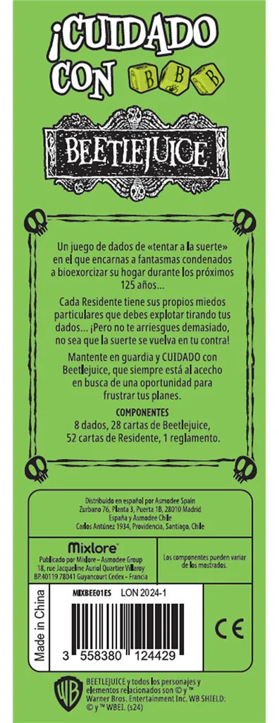 Juego De Mesa Cuidado Con Beetlejuice Asmodee