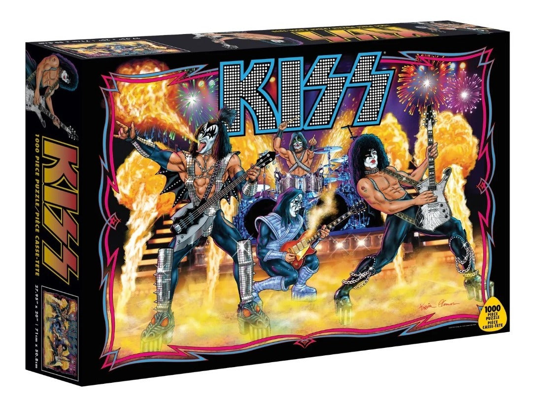 Kiss Heavy Metal Rompecabezas 1000 Piezas Road Crates