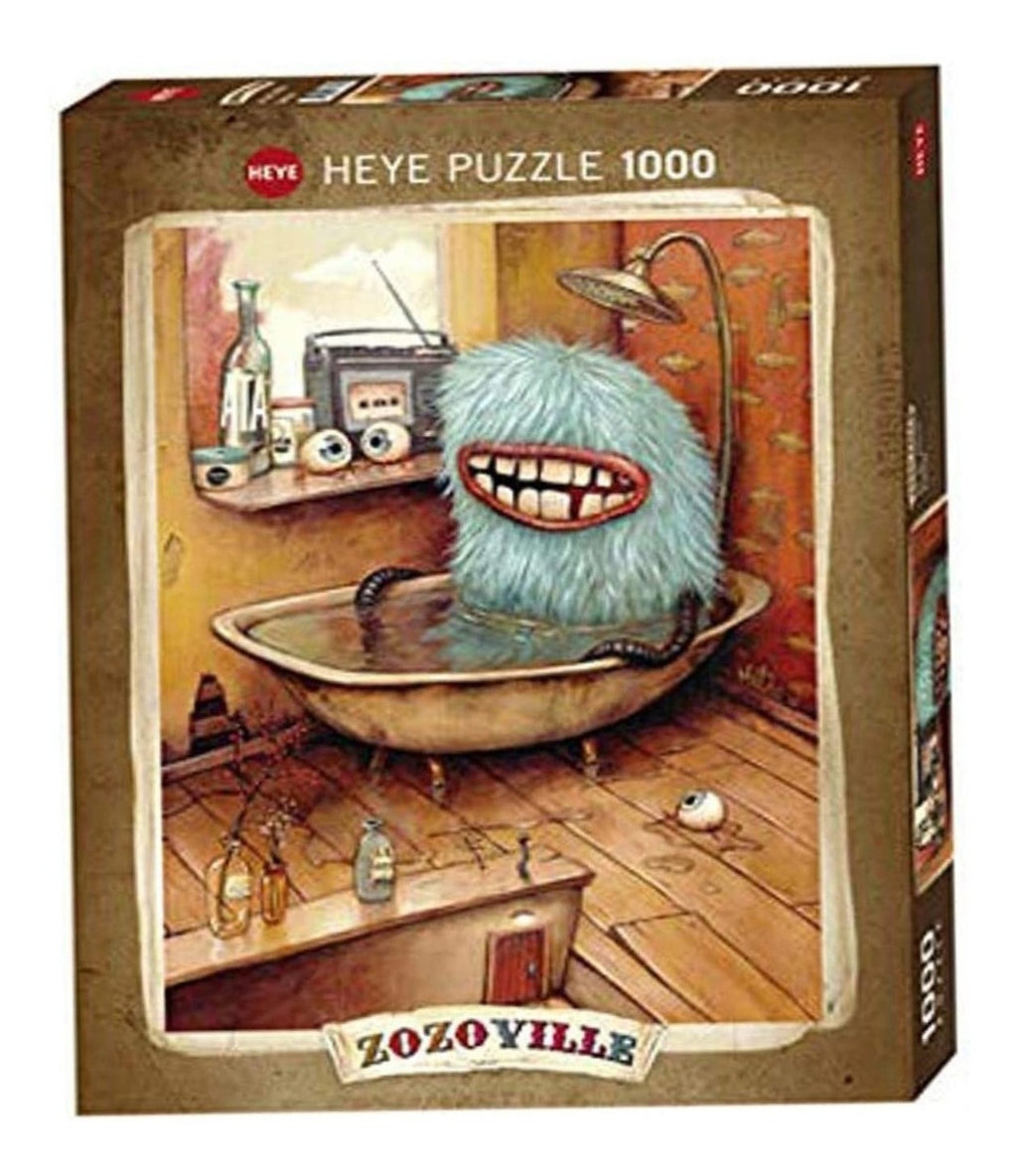 Rompecabezas Heye Zozoville 29539 Monstruo En La Tina 1000 Piezas 14+