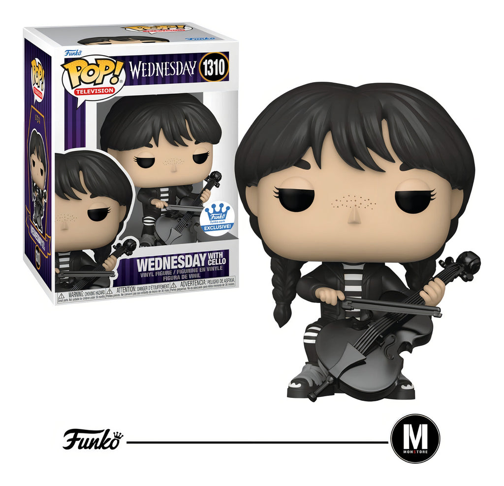 Funko Pop The Addams Family Wednesday Con Violonchelo #1310