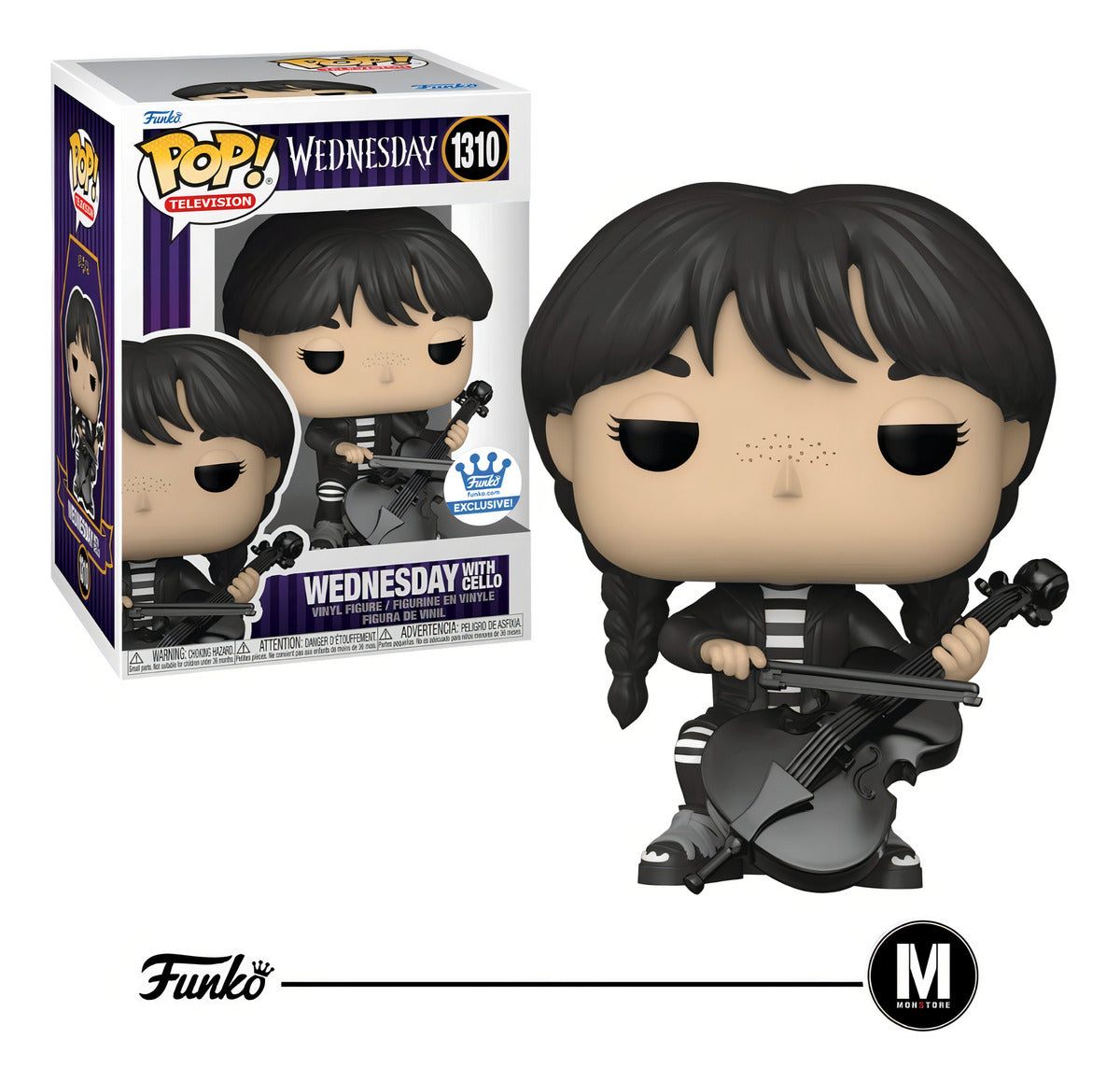 Funko Pop The Addams Family Wednesday Con Violonchelo #1310