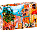 Rompecabezas Enjoy Puzzle 1000 Piezas Temática Arte Romance Parisino