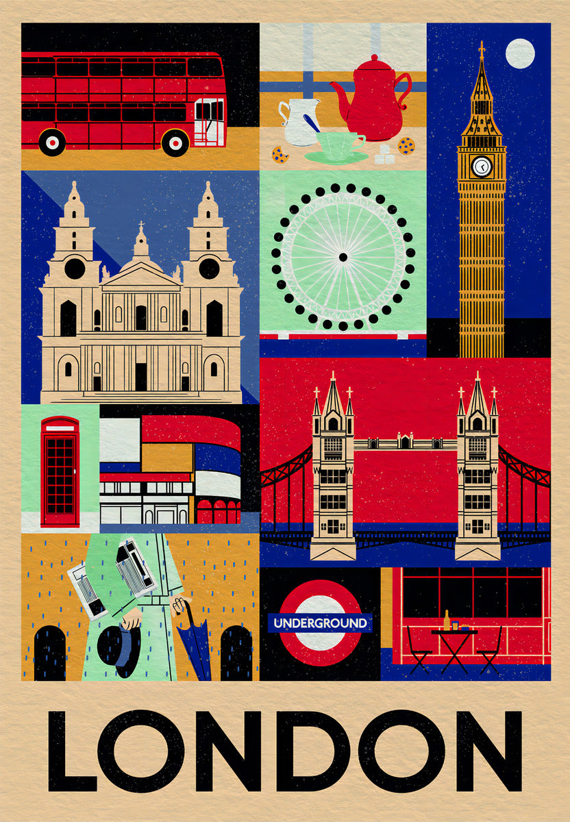 Rompecabezas Londres Viaje Con Estilo 1000 Pz Clementoni Ben